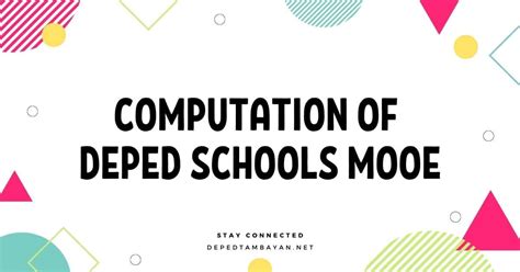 deped mooe login|2021 Computation of DepEd Schools MOOE .